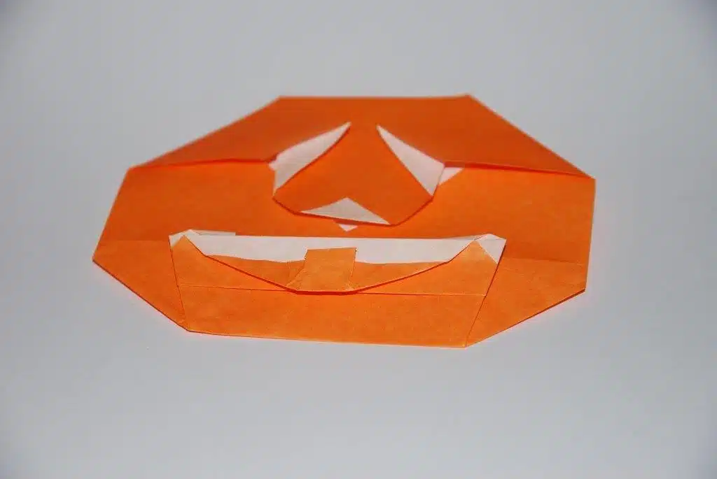 Citrouille en origami pour Halloween