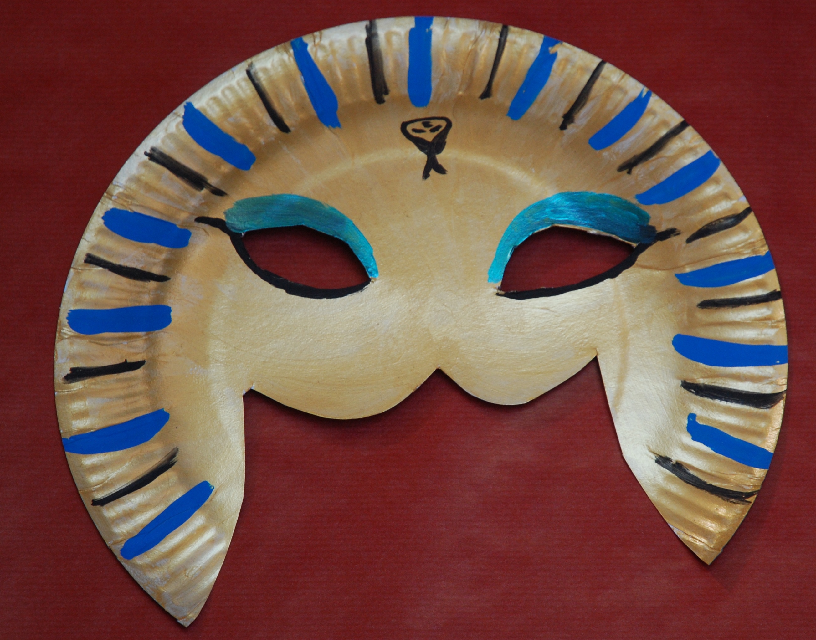 masque de pharaon DIY