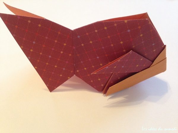 gold fish origami