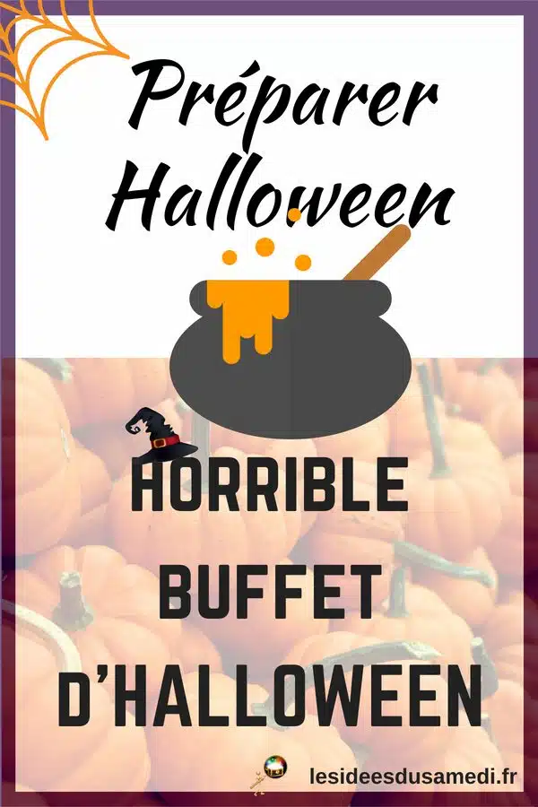 idees buffet halloween