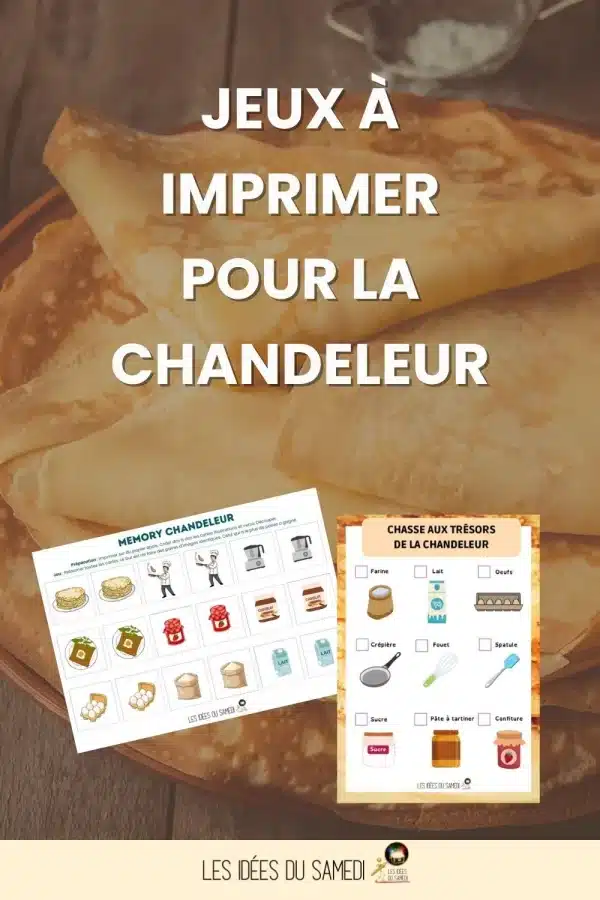 jeux à imprimer pour la chandeleur