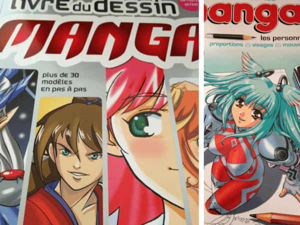 Deux Livres Pour Apprendre à Dessiner Les Mangas