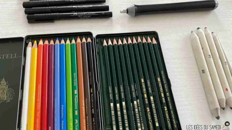 materiel crayons pour aider son ado à debuter le dessin manga