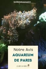 visite famille aquarium paris avis