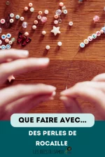 que faire avec des perles rocailles