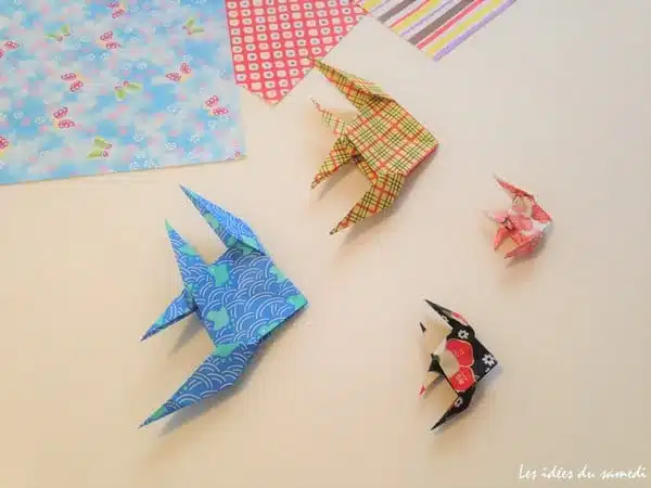 poisson ange origami