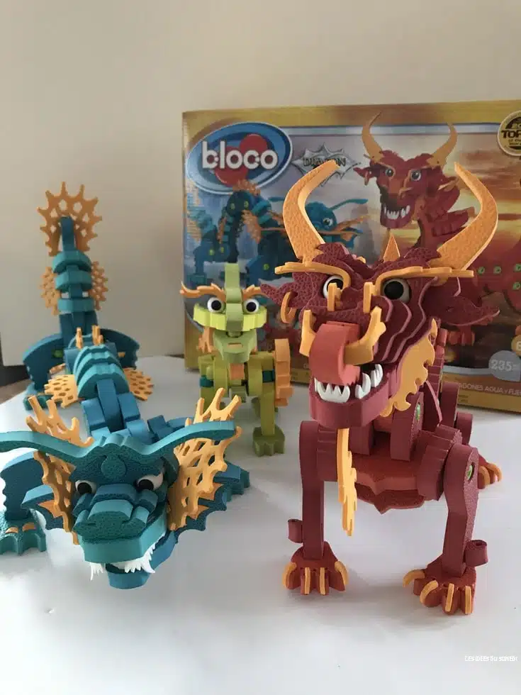 Puzzle 3D: les dragons Bloco