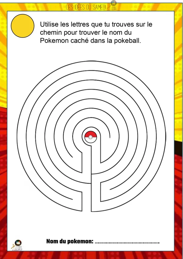 jeu labyrinthe pokemon