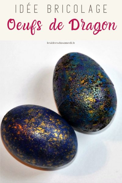 oeuf de dragon galaxie bleu foncé
