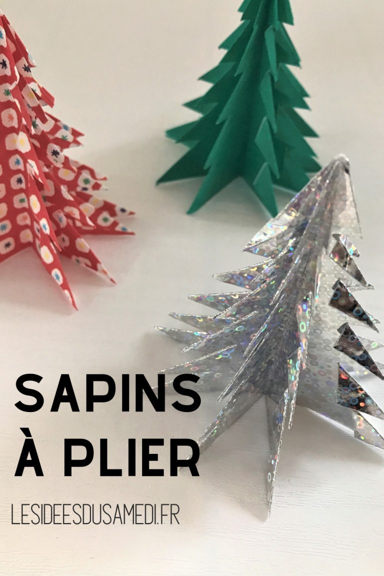 Plier un sapin en origami pour décorer votre table de Noël