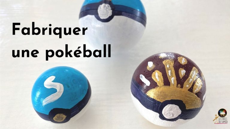 Fabriquer une pokeball pour fan de pokemon