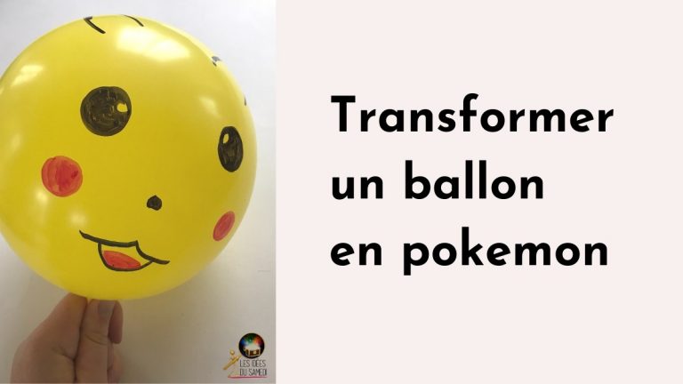 Dessiner des ballons Pokémons pour un anniversaire