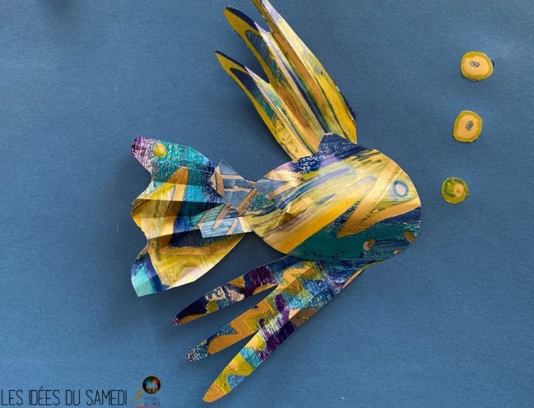 Comment faire un poisson en 3D avec du papier pour le 1er Avril ?