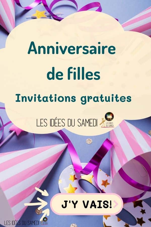 invitation template gratuit anniversaire