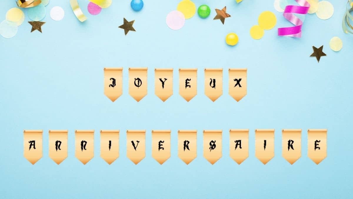 Banderole Joyeux Anniversaire à Imprimer Gratuit Banderole Joyeux Anniversaire thème Harry Potter à imprimer