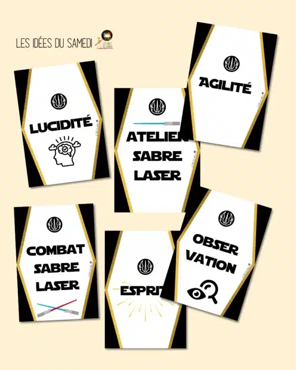 epreuves pour anniversaire star wars