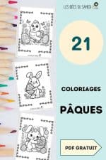 coloriages pour amuser les enfants à paques