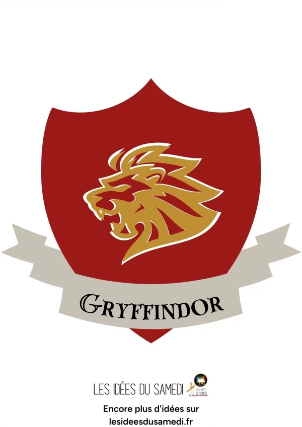 blason gryffindor tete