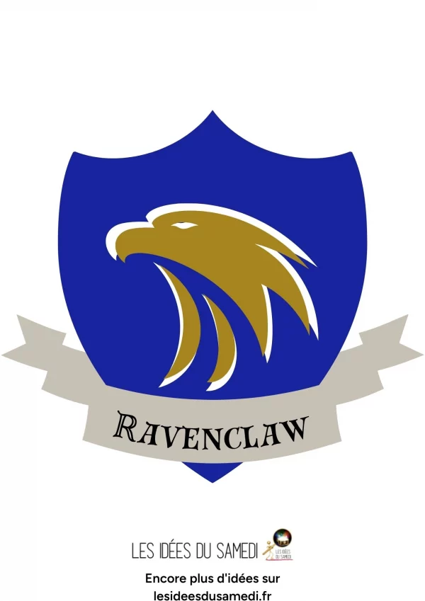 blason ravenclaw tete