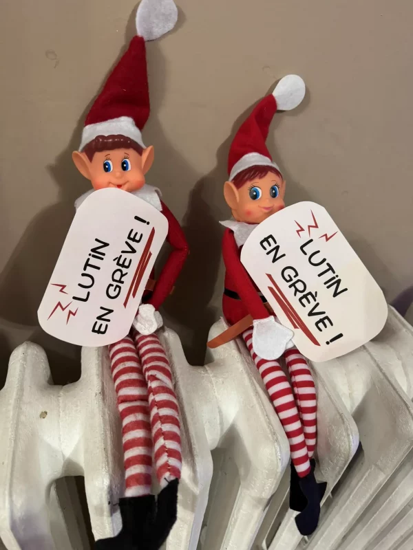 lutins farceurs greve pancarte