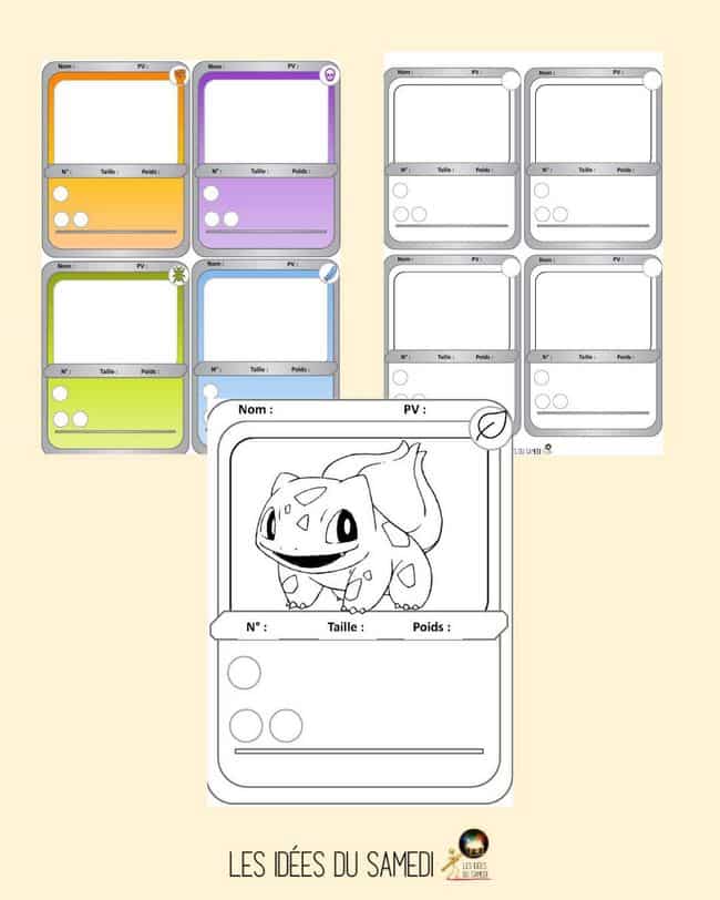 cartes pokemons à imprimer et à colorier gratuitement