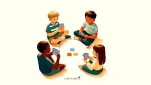 jeu de cartes pour 4 enfants