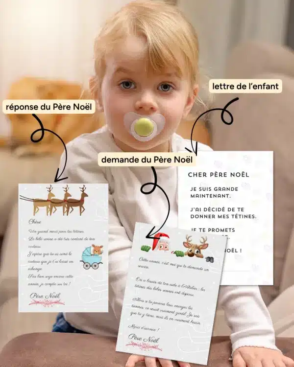 kit arret tetine noel fille