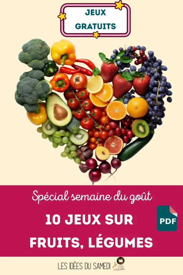 jeu fruits legumes pdf gratuit