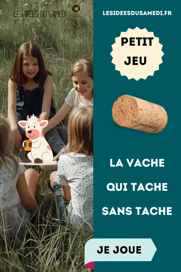 jeu d'animation traditionnel vache qui tache sans tache