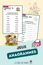 jeux d'anagrammes à imprimer