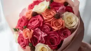 bouquet de roses pour anniversaire
