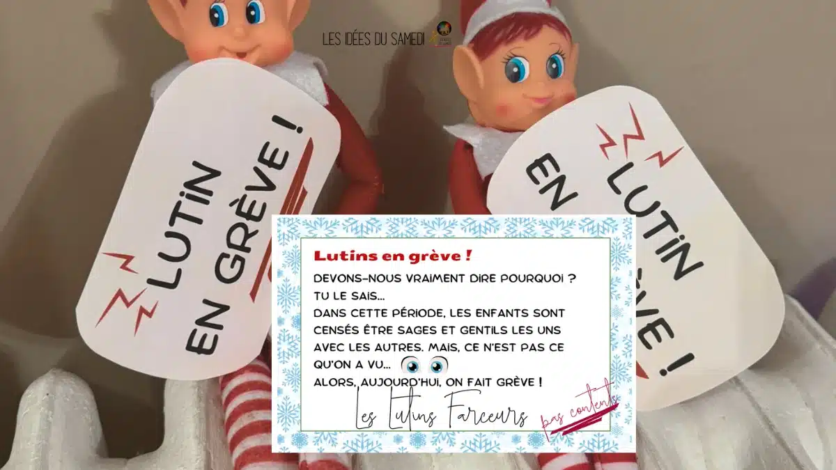 lutins farceurs avec lettre pour enfant pas sage