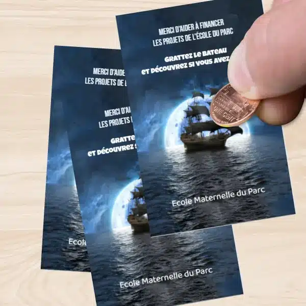 ticket gratter kermesse ecole
