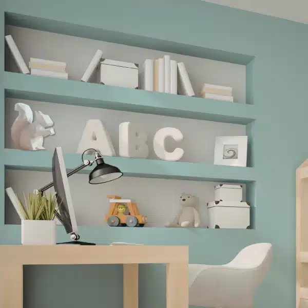 deco origami statue écureuil dans chambre enfant