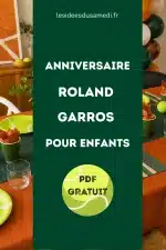 table decoree pour anniversaire roland garros