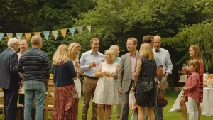 membres de famille à une cousinade