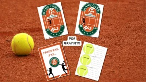 carte anniversaire gratuite tennis à imprimer