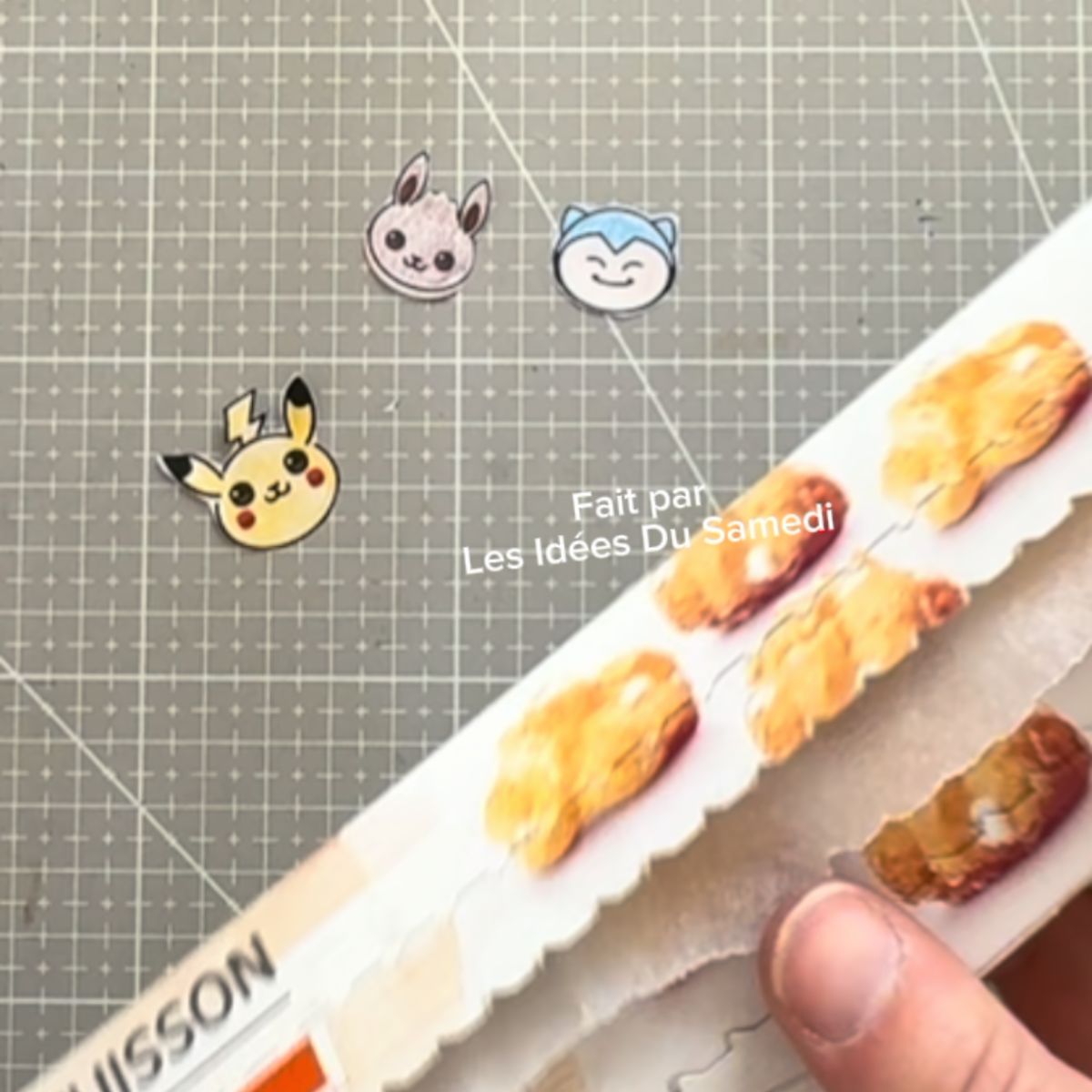 papier cuisson sticker maison